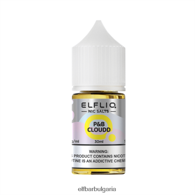 ELFBAR ELFLIQ Nic Salt 30ml P&B Cloudd 8P06J821 Elf Bar Vape Flavors