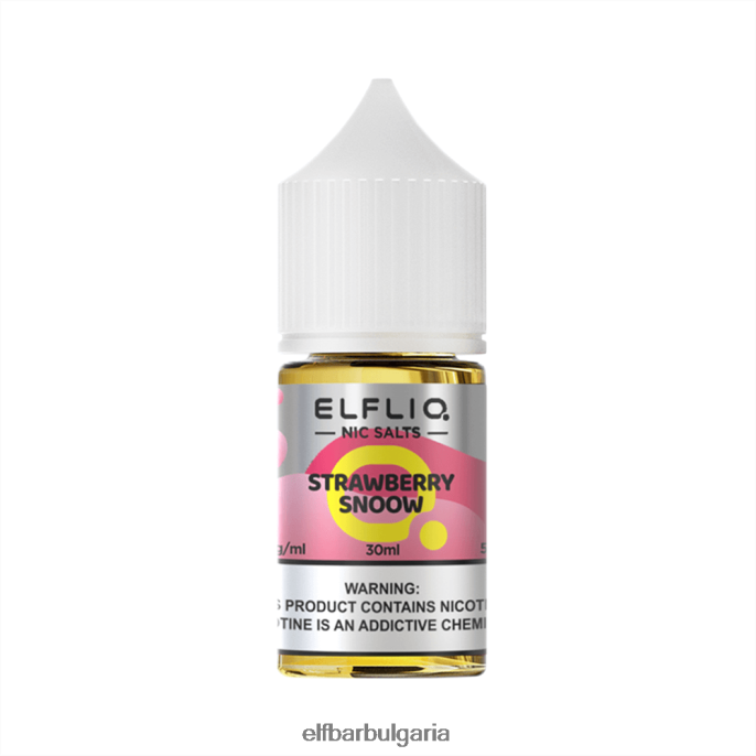 ELFBAR ELFLIQ Nic Salt 30ml Ягода Snoow 8P06J833 Elf Bar Vape Flavors