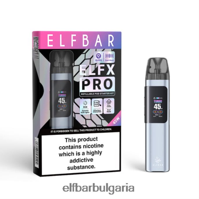 ELFBAR ELFX Pro Отворете POD устройство Черно 8P06J85 Elf Bar Vape Цена