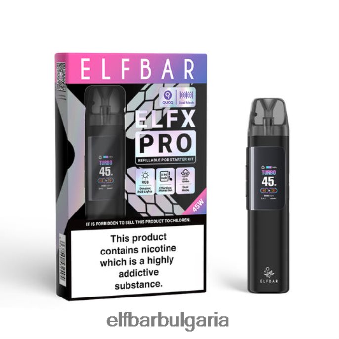 ELFBAR ELFX Pro Отворете POD устройство Синьо 8P06J86 Elf Bar Vape Flavors
