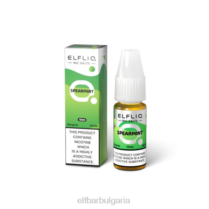 TN62208 elfbar elfliq никелови соли от мента - 10 ml-20 mg/ml един цвят електронни цигари